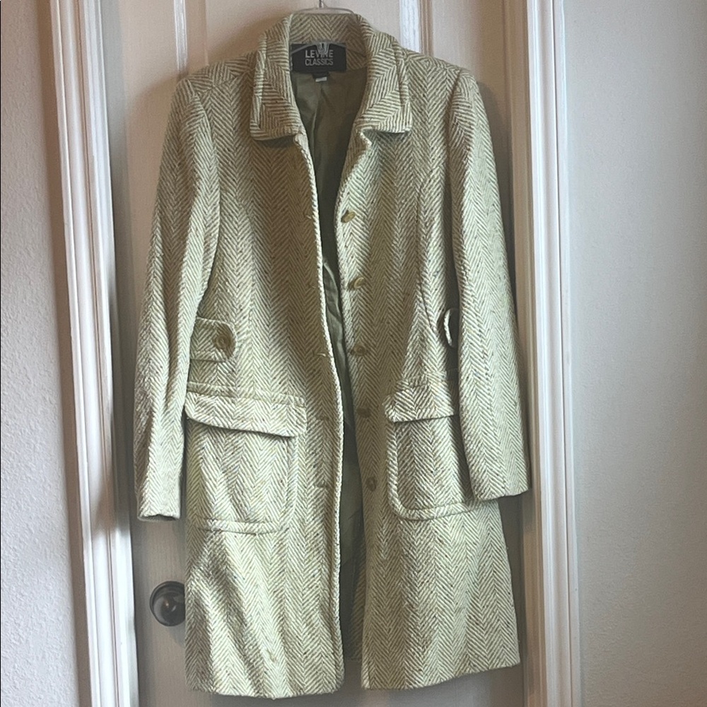 Levine Classics Herringbone Coat - image 2